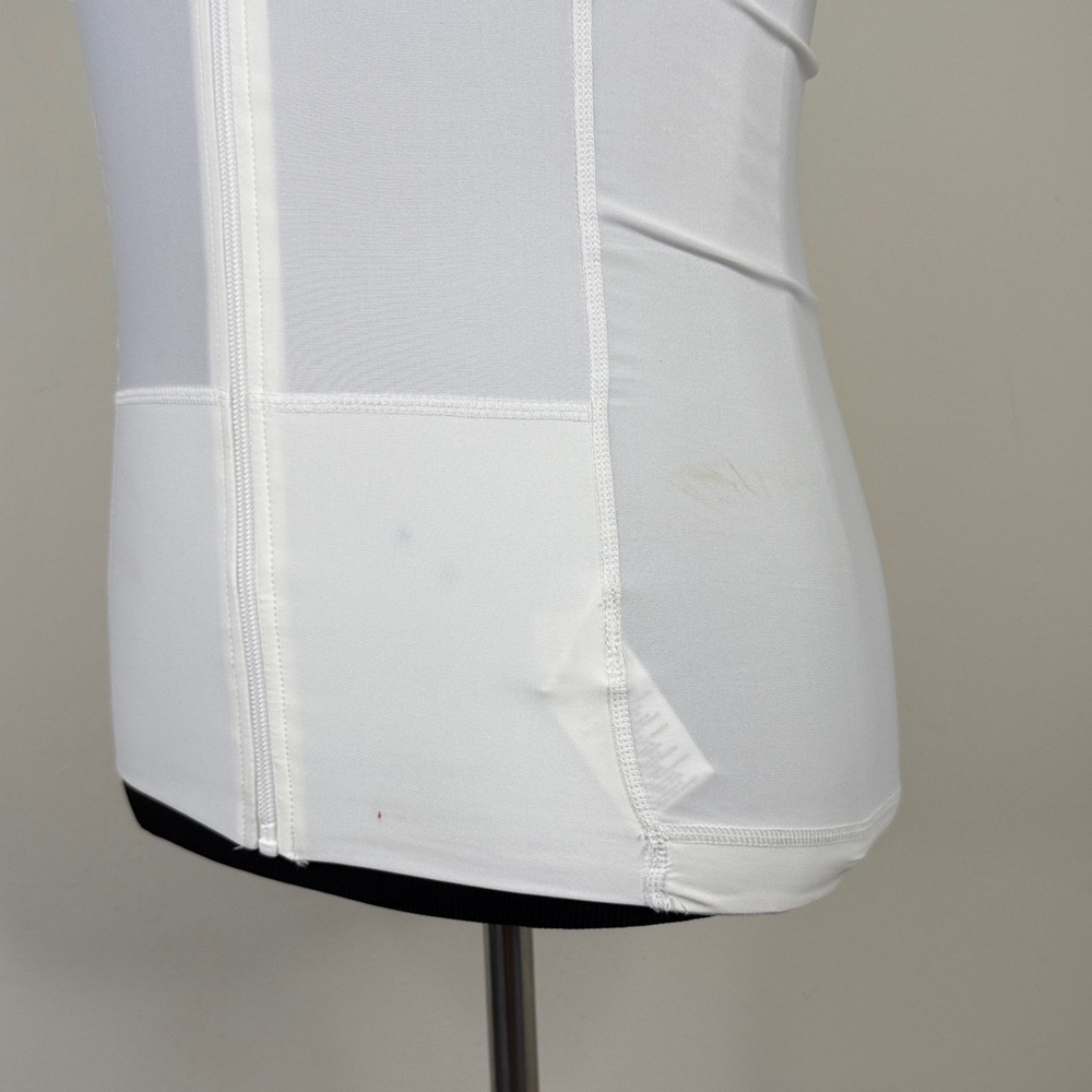 ALIGNMED Men’s White Postural Fitness Short Sleeve Zip-Up Top L - Picture 4 of 11